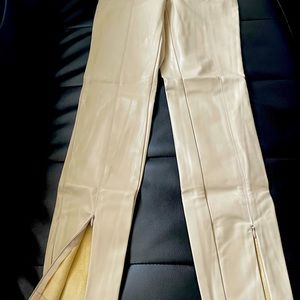 Zara faux leather pants